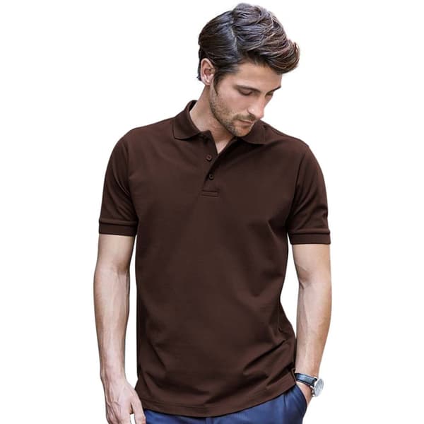 Tee Jays Polo shirt med kort ärm i lyxig stretch för män