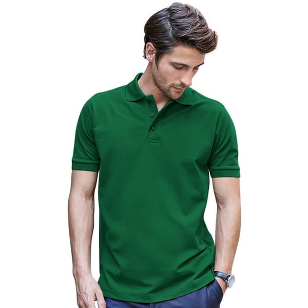 Tee Jays Polo shirt med kort ärm i lyxig stretch för män