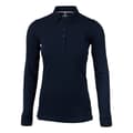 Miniatyrbilde 1 av 2: Nimbus Womens/Ladies Carlington Deluxe Long Sleeve Polo Shirt