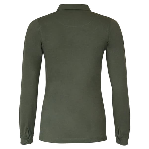 Nimbus Womens/Ladies Carlington Deluxe Long Sleeve Polo Shirt