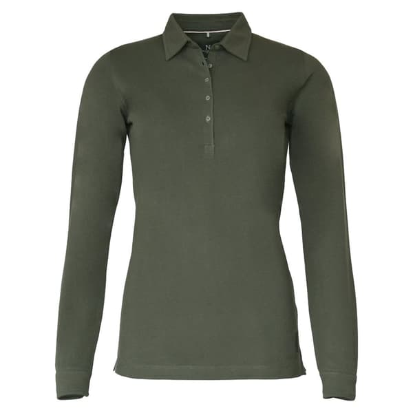 Nimbus Womens/Ladies Carlington Deluxe Long Sleeve Polo Shirt