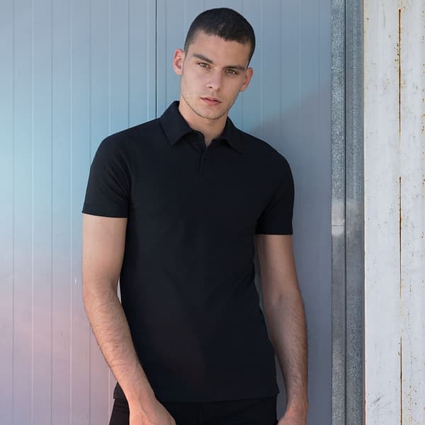 Skinni Fit Mens Stretch Polo Shirt