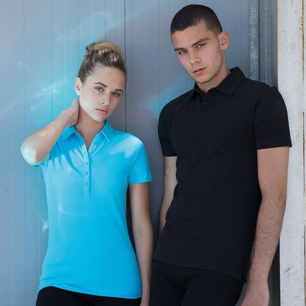 Skinni Fit Mens Stretch Polo Shirt
