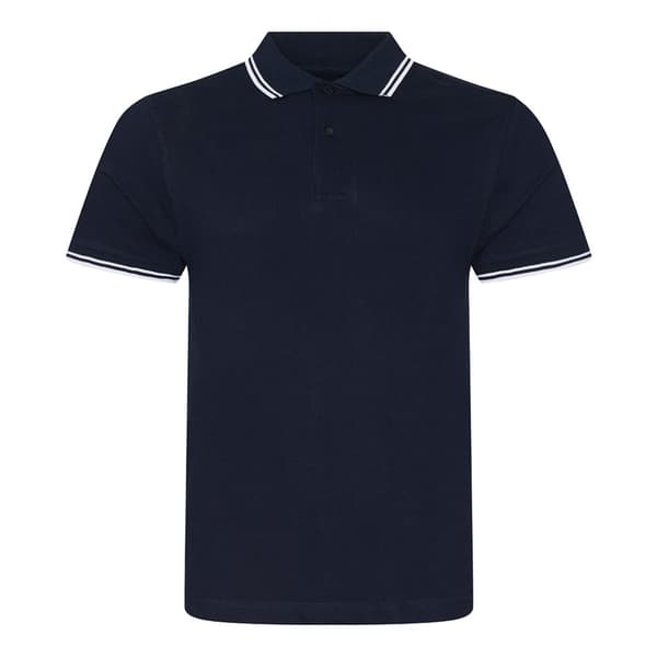 AWDis Mens Stretch Tipped Piqu Polo Shirt
