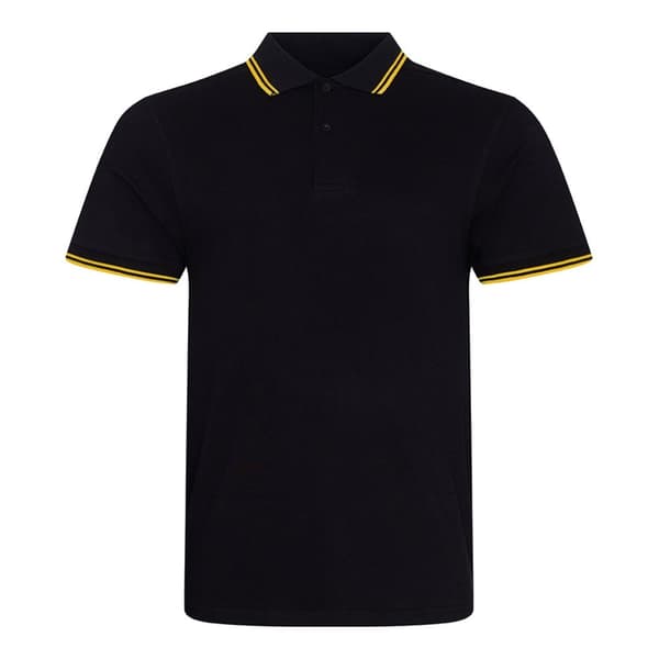 AWDis Polo shirt för män med stretch och trikå i Piqu
