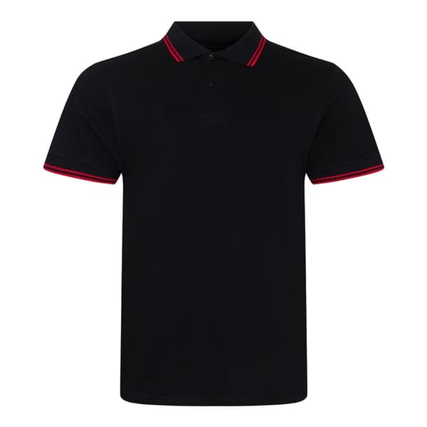 AWDis Polo shirt för män med stretch och trikå i Piqu
