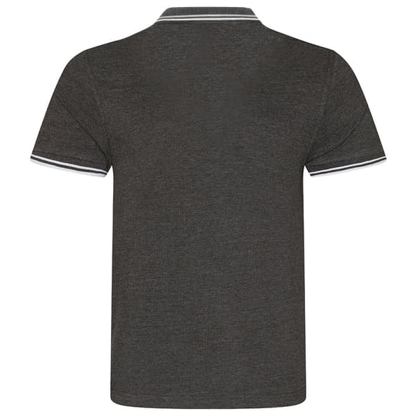 AWDis Polo shirt för män med stretch och trikå i Piqu