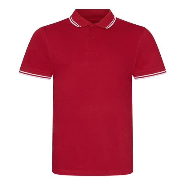 AWDis Polo shirt för män med stretch och trikå i Piqu