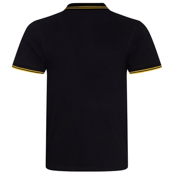 AWDis Polo shirt för män med stretch och trikå i Piqu