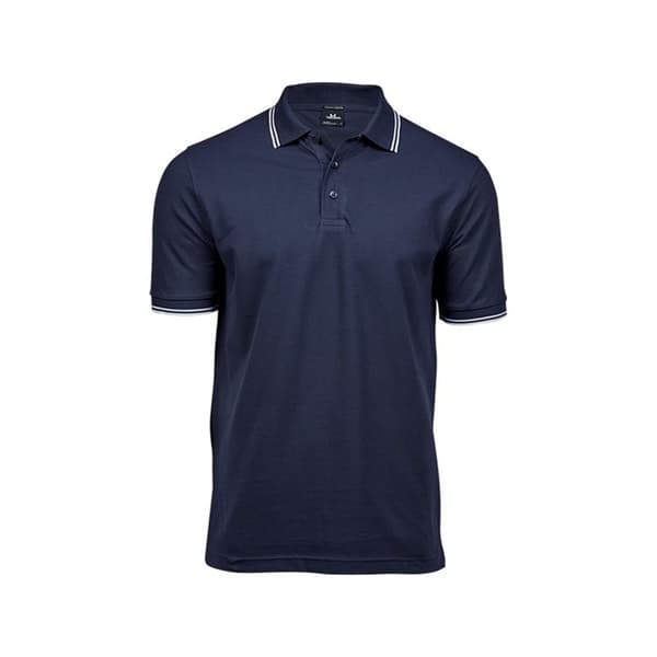 Tee Jays Herre luksus mode stribet polo