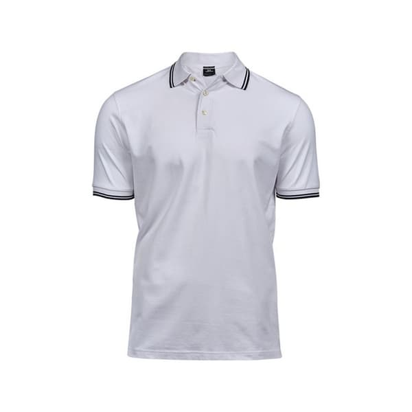Tee Jays Herre luksus mode stribet polo