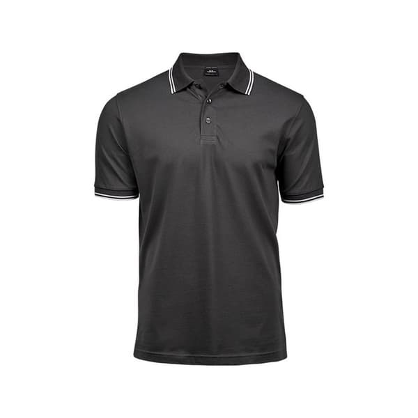 Tee Jays Herre luksus mode stribet polo