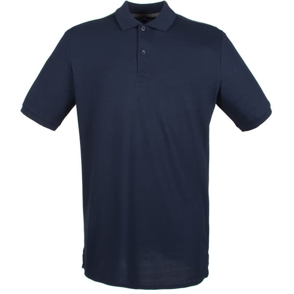 Henbury Mens Modern Fit Cotton Pique Polo Shirt