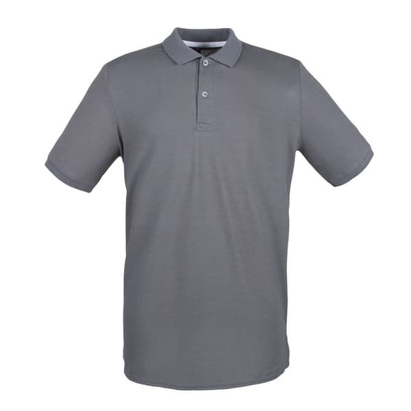 Henbury Mens Modern Fit Cotton Pique Polo Shirt