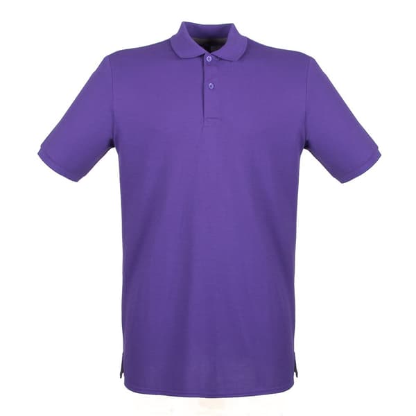 Henbury Herre poloshirt i moderne pasform i bomuldspique