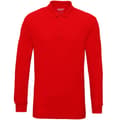 Miniatyrbilde 1 av 3: Gildan Mens Long Sleeve Double Pique Cotton Polo Shirt