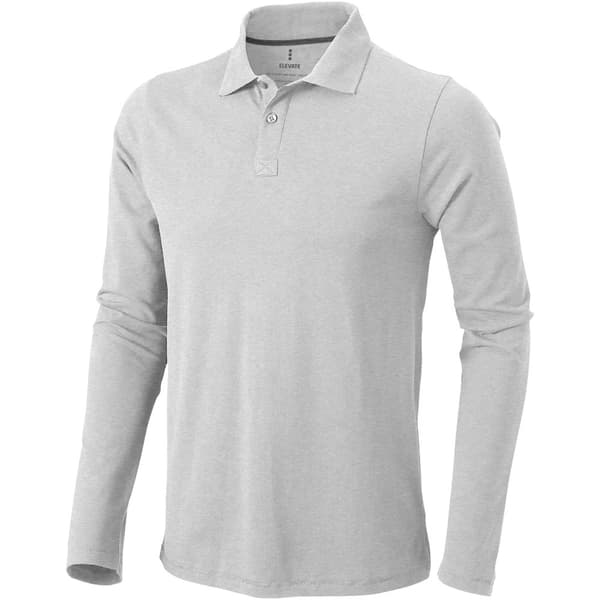 Elevate Oakville langærmet poloshirt til mænd