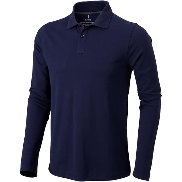 Elevate Oakville langærmet poloshirt til mænd