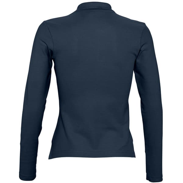 SOLS Womens/Ladies Podium Cotton Pique Long-Sleeved Polo Shirt