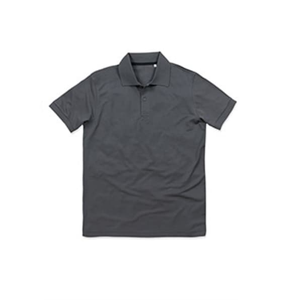 Stedman Active Pique Polyester-polo til mænd Slate Grey M