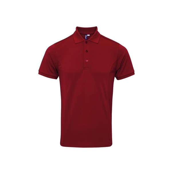 Premier Mens Coolchecker Plus Pique Polo With CoolPlus
