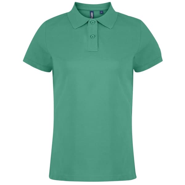 Asquith & Fox Kvinnor/Damer en enfärgad kortärmad polotröja