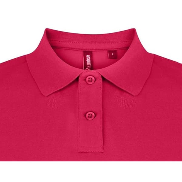 Asquith & Fox Womens/Ladies Plain Short Sleeve Polo Shirt