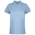 Miniatyrbillede 1 af 2: Asquith & Fox Dame/kvinde ensfarvet kortærmet poloshirt