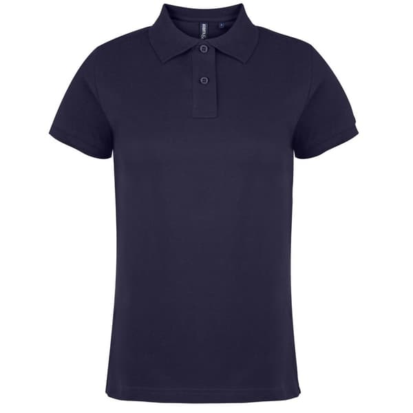 Asquith & Fox Kvinnor/Damer en enfärgad kortärmad polotröja