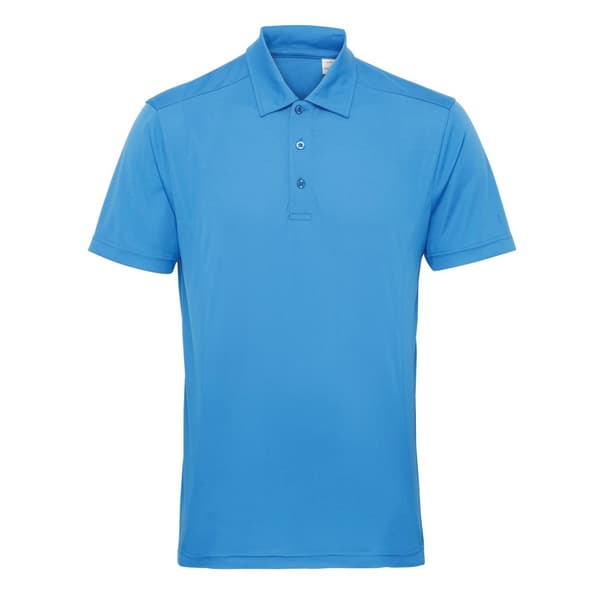 Tri Dri Mens Panelled Short Sleeve Polo Shirt