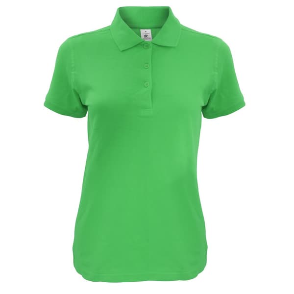 B&C Womens/Ladies Safran Timeless Polo Shirt Real Green XS