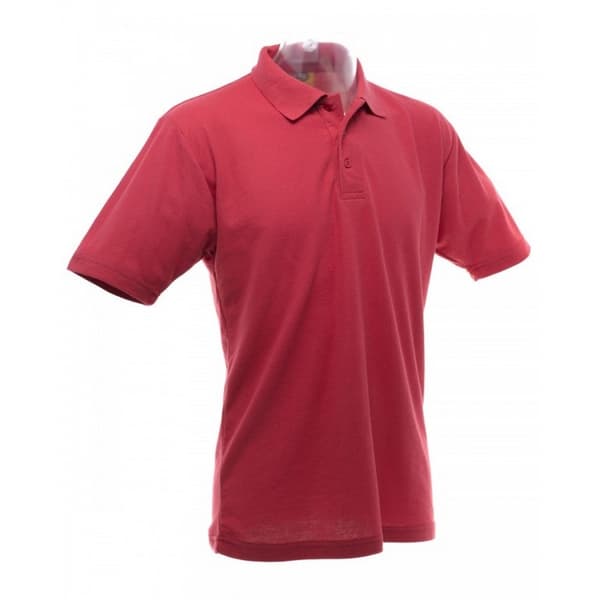 UCC 50/50 Mens Plain Pique Short Sleeve Polo Shirt