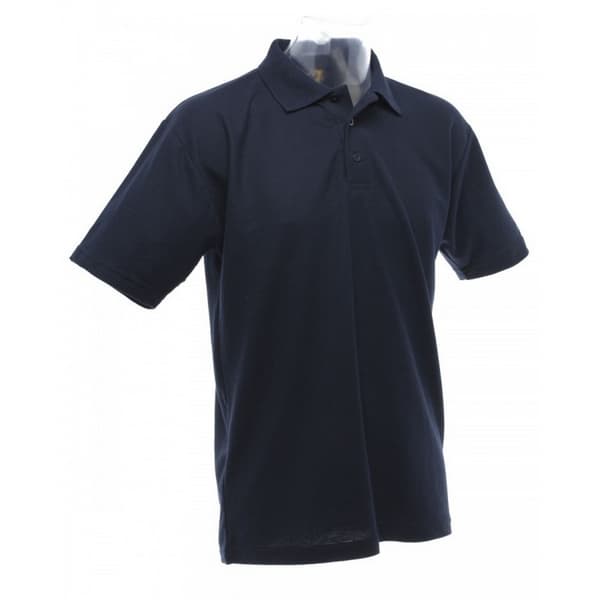 UCC 50/50 Mens Plain Pique Short Sleeve Polo Shirt