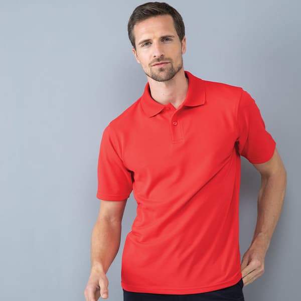 Henbury Mens Coolplus® Pique Polo Shirt