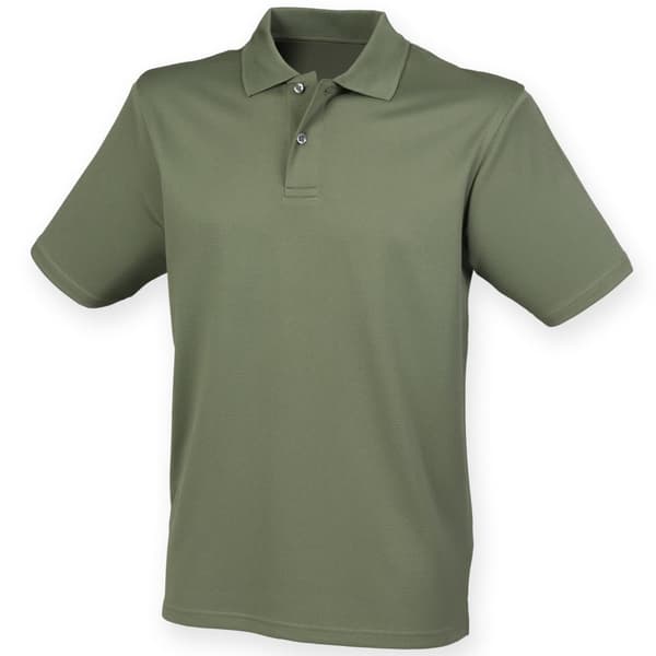 Henbury Coolplus® Pique poloshirt til mænd