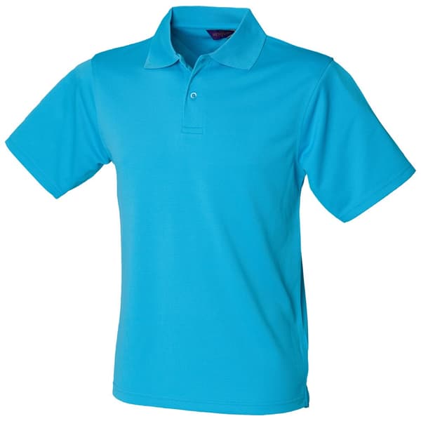 Henbury Mens Coolplus® Pique Polo Shirt
