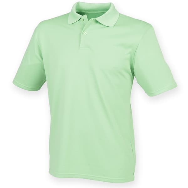Henbury Mens Coolplus® Pique Polo Shirt