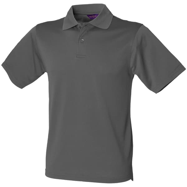 Henbury Mens Coolplus® Pique Polo Shirt
