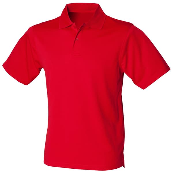 Henbury Coolplus® Pique-polotröja för män