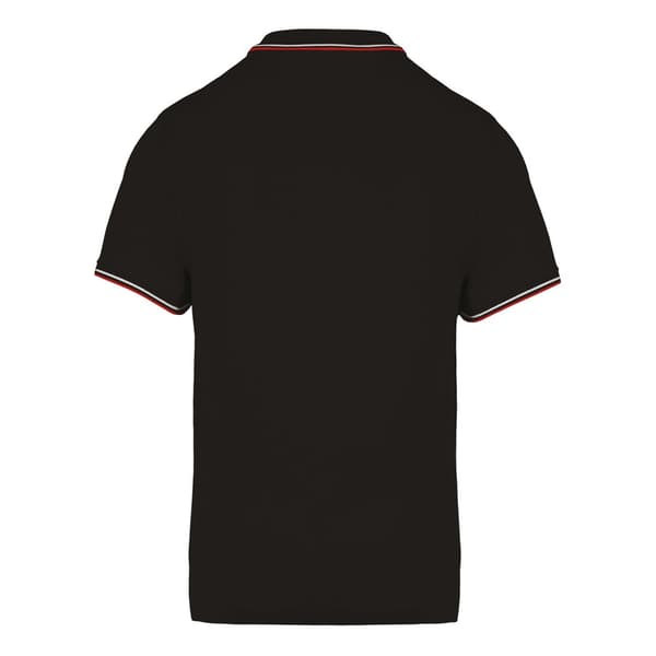 Kariban Mens Contrast Short Sleeve Polo Shirt