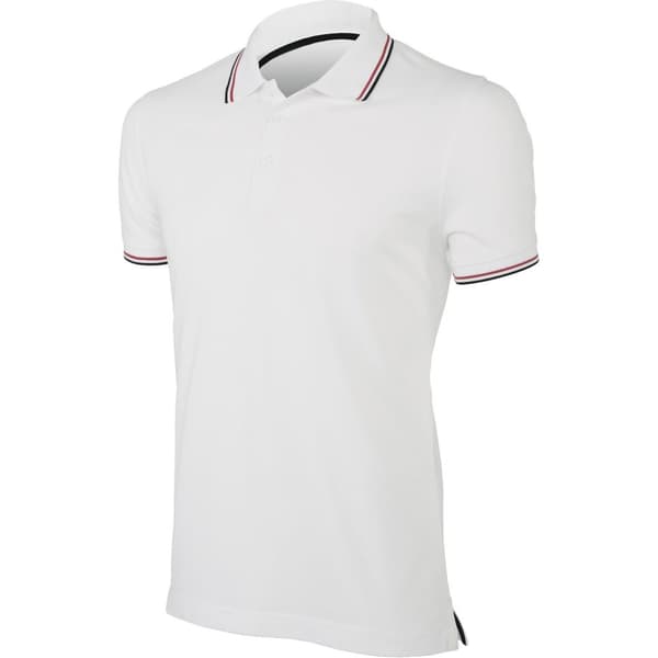 Kariban Mens Contrast Short Sleeve Polo Shirt White 2XL