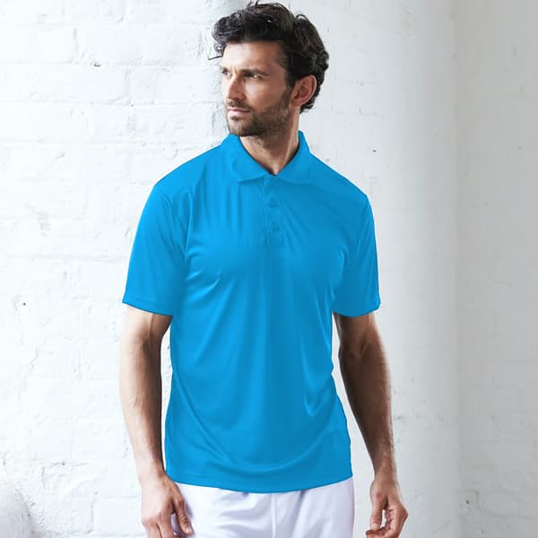 AWDis Just Cool Mens Smooth Short Sleeve Polo Shirt