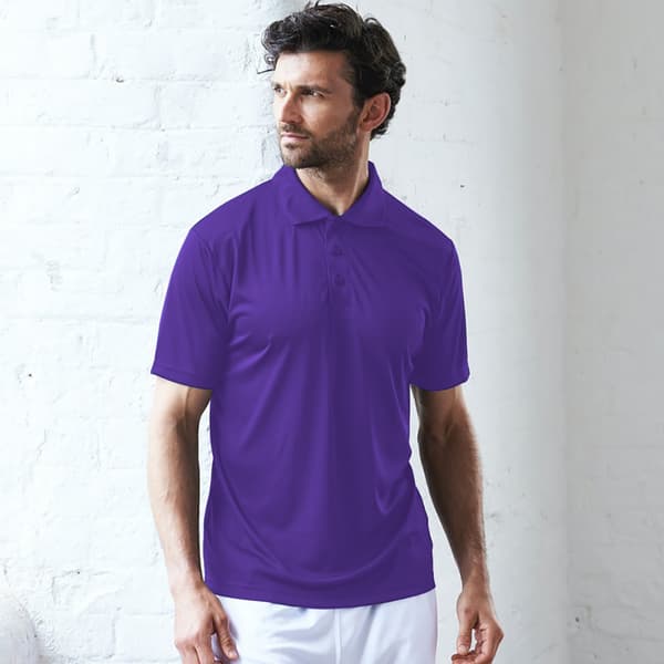 AWDis Just Cool Mens Smooth Short Sleeve Polo Shirt