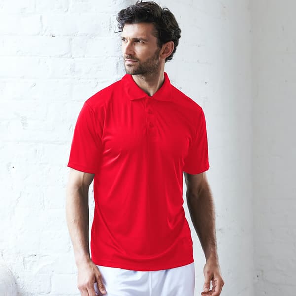 AWDis Just Cool Mens Smooth Short Sleeve Polo Shirt