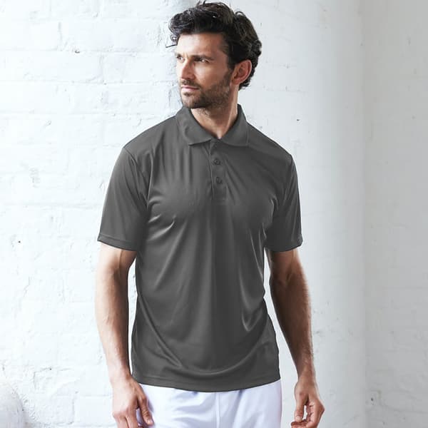 AWDis Just Cool Mens Smooth Short Sleeve Polo Shirt
