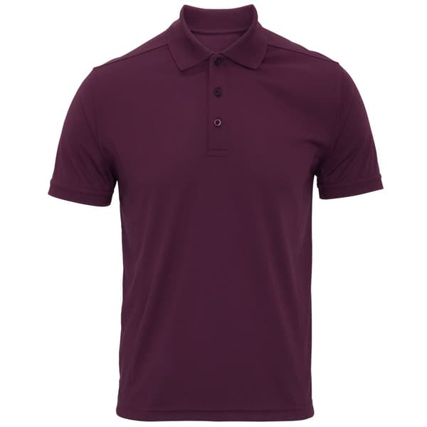 Premier Mens Coolchecker Pique Short-Sleeved Polo Shirt