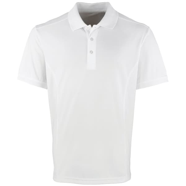 Premier Mens Coolchecker Pique Short-Sleeved Polo Shirt