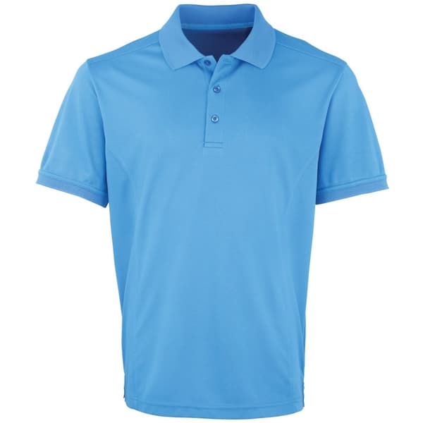 Premier Mens Coolchecker Pique Short-Sleeved Polo Shirt