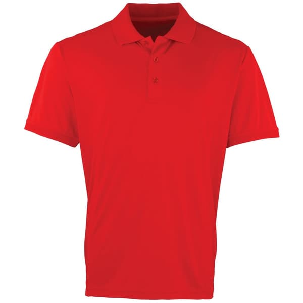 Premier Mens Coolchecker Pique Short-Sleeved Polo Shirt