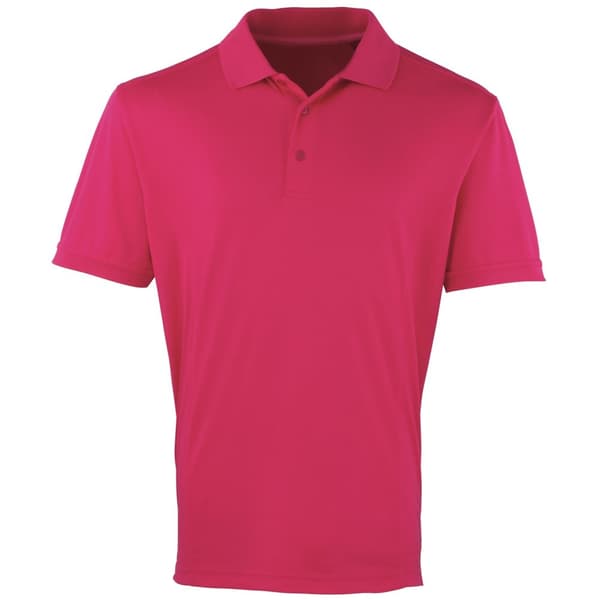 Premier Mens Coolchecker Pique Short-Sleeved Polo Shirt